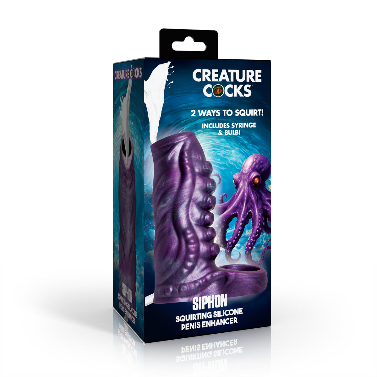 Tentacle Squirting Silicone Penis Enhancer