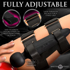 Thunderstick Thigh Strap Vibrating Wand with Harness