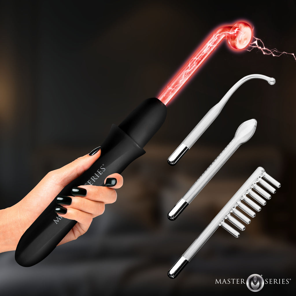 Elektrawand Rechargeable Violet Wand with Attachments