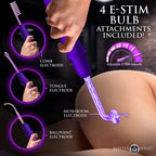 Elektrawand Rechargeable Violet Wand with Attachments