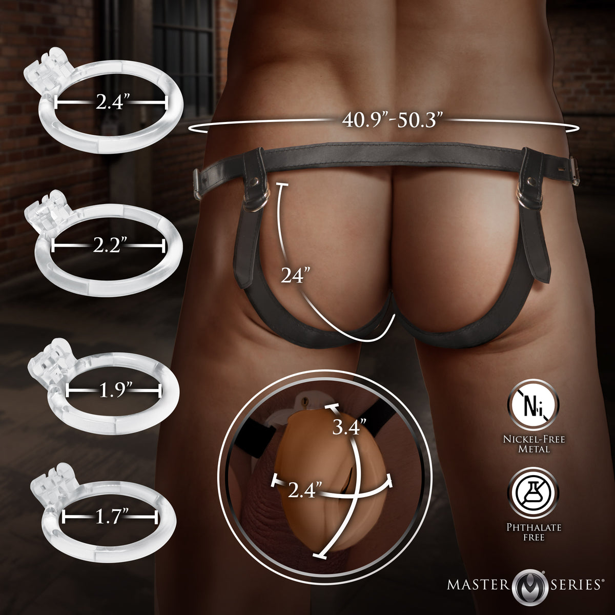 Pussy Chastity Cage - Medium