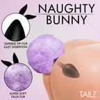 Fluffy Bunny Tail Silicone Plug