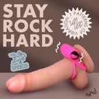 Remote Control 28X Vibrating Cock Ring and Bullet