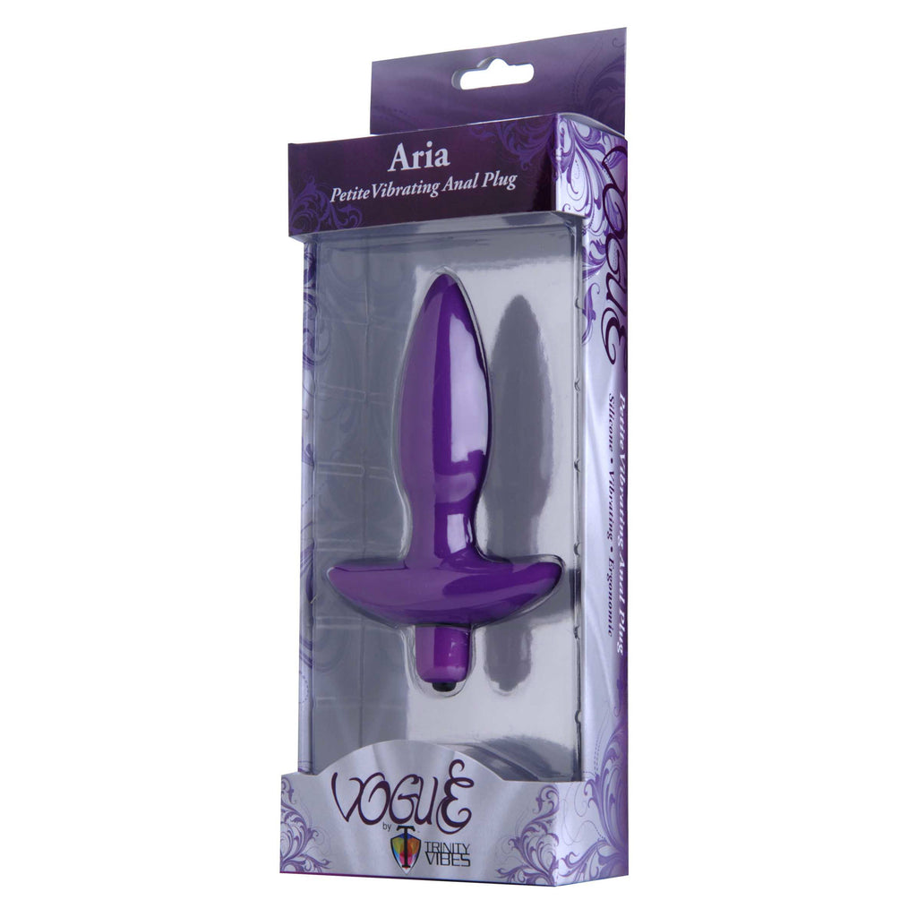 Aria Vibrating Silicone Anal Plug