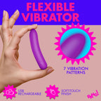 Tapered Flexible Silicone Bullet