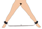 Squat Anal Impaler with Spreader Bar and Cuffs