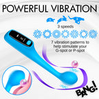 Silicone G-spot Vibrator with Digital Display