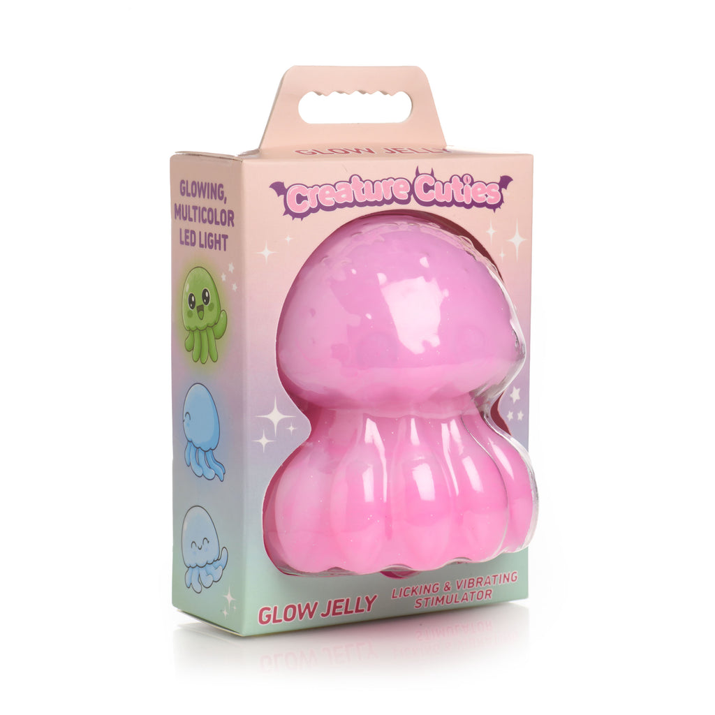 Glow Jelly Licking and Vibrating Stimulator
