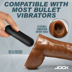 JOCK 10" Dildo with Balls Chocolate