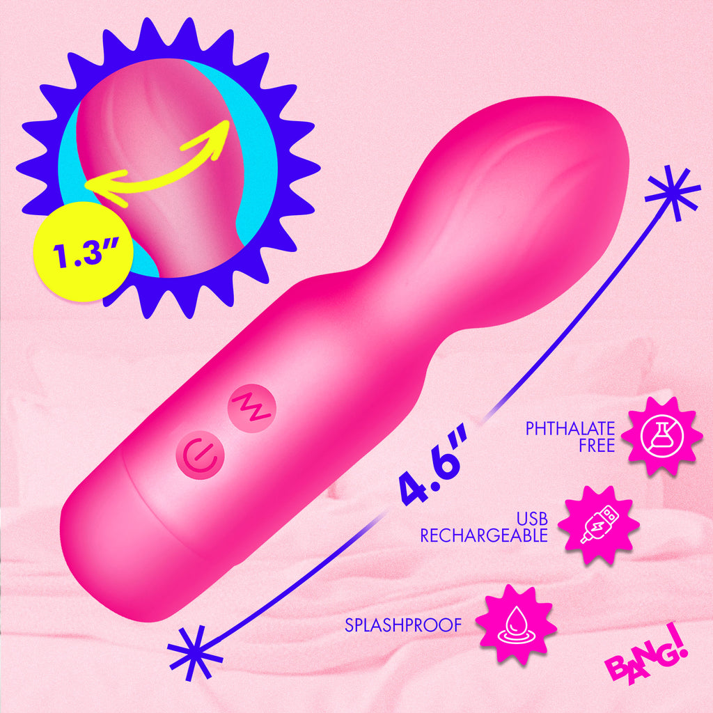18X Vibrating Silicone Mini Wand