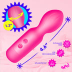 18X Vibrating Silicone Mini Wand