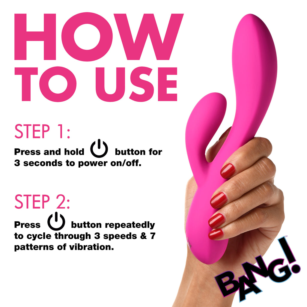 10X Flexible Silicone Rabbit Vibrator