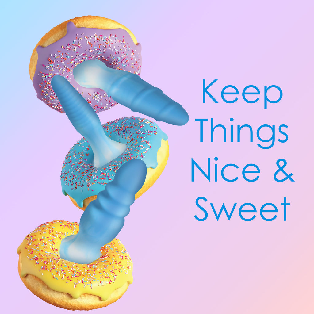 3 Piece Silicone Butt Plug Set