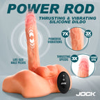 Power Rod Thrusting and Vibrating Dildo w/ Remote Control