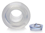 Ass Bung Clear Hollow Anal Dilator with Plug - XL