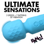 10X Mini Silicone Wand - Blue