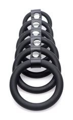 6 Ring Silicone Chastity Device