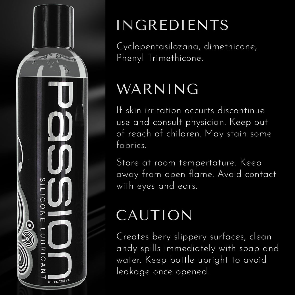 Passion Premium Silicone Lubricant