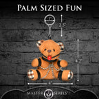 Gagged Teddy Bear Keychain