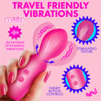 18X Vibrating Silicone Mini Wand
