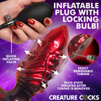 Asstopus Inflatable Silicone Anal Plug - Large