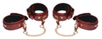 6 Piece Burgundy Bondage Set