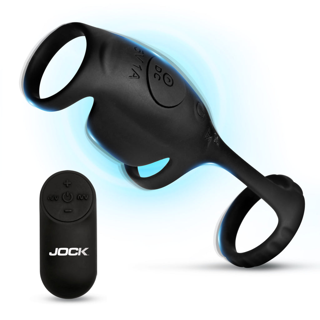 Blitz Vibrating Penis Sleeve C-Ring w/ Remote