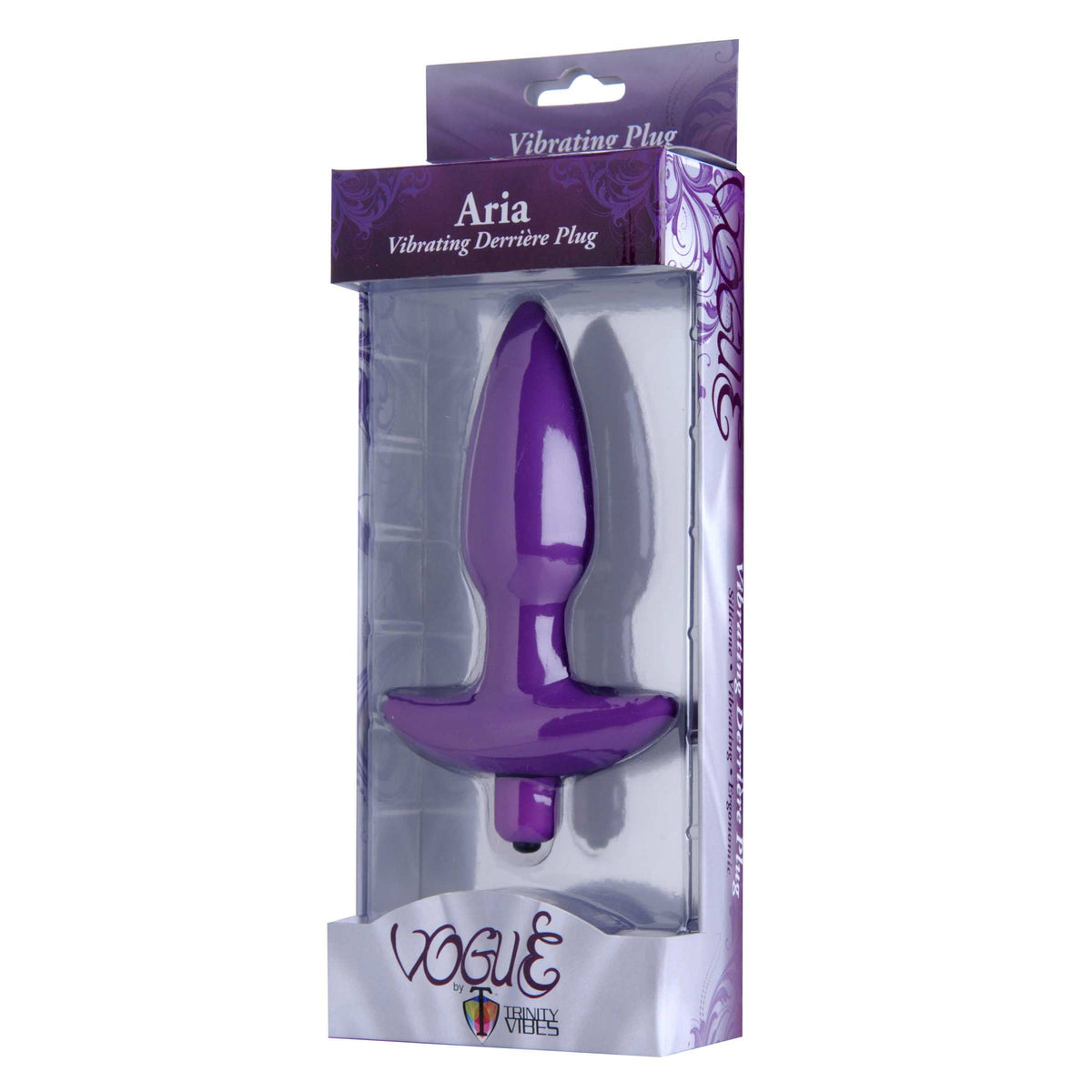 Aria Vibrating Silicone Anal Plug