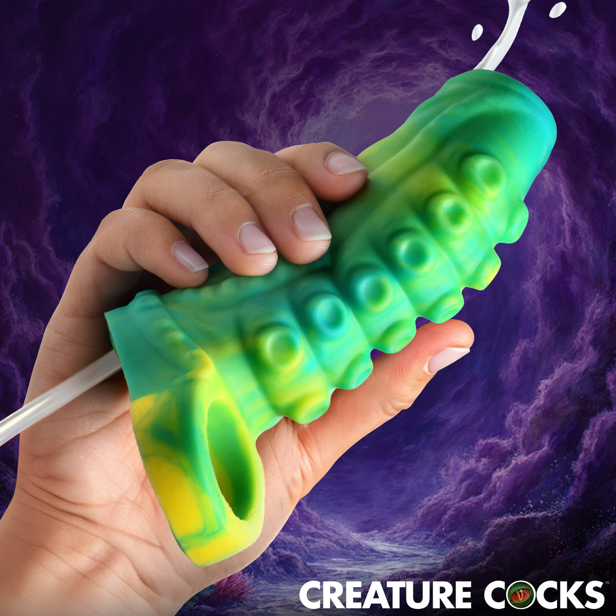 Tentacle Squirting Silicone Penis Enhancer