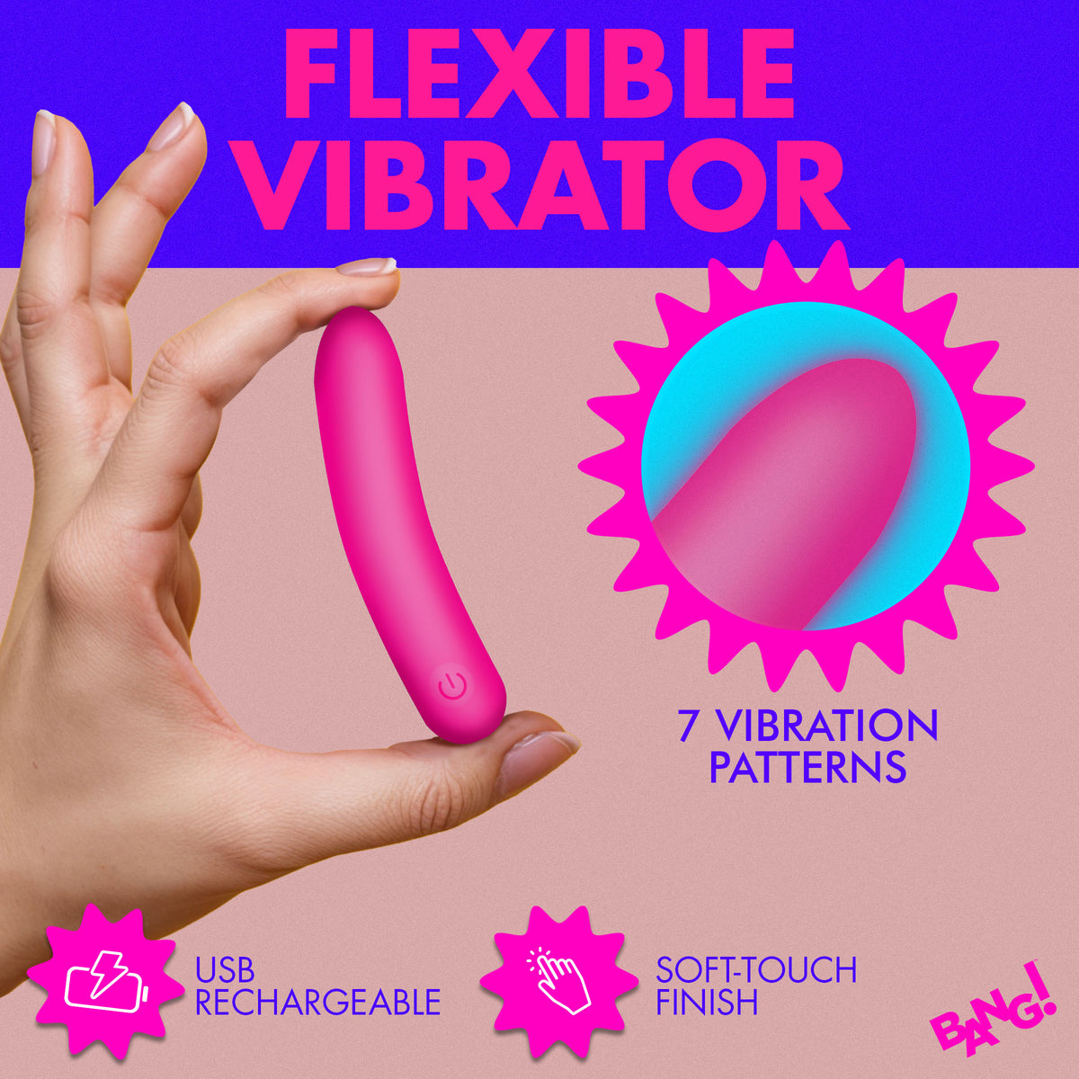 Tapered Flexible Silicone Bullet