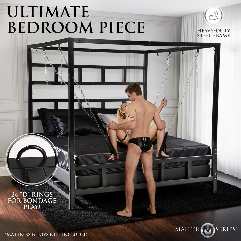 King Size Dungeon Bed with Suspension Canopy