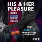 Vibrating Silicone Penis Sleeve - Medium