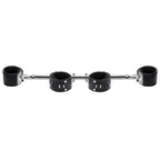 Adjustable Swiveling Spreader Bar with Leather Cuffs