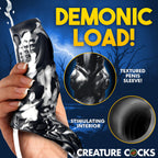 Night Prowler Squirting Silicone Penis Enhancer - Silver
