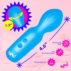 18X Vibrating Silicone Mini Wand