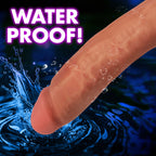 Jock Light Bareskin Vibrating Dildo with Balls - 10 Inch