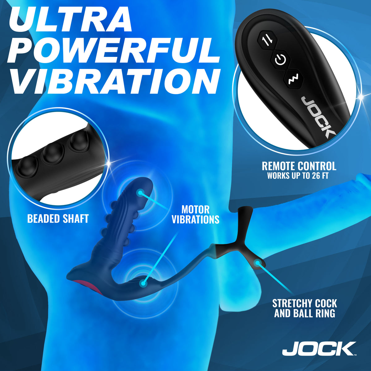 P-Pulse Pulsing Silicone Prostate Vibrator w/ Remote Control