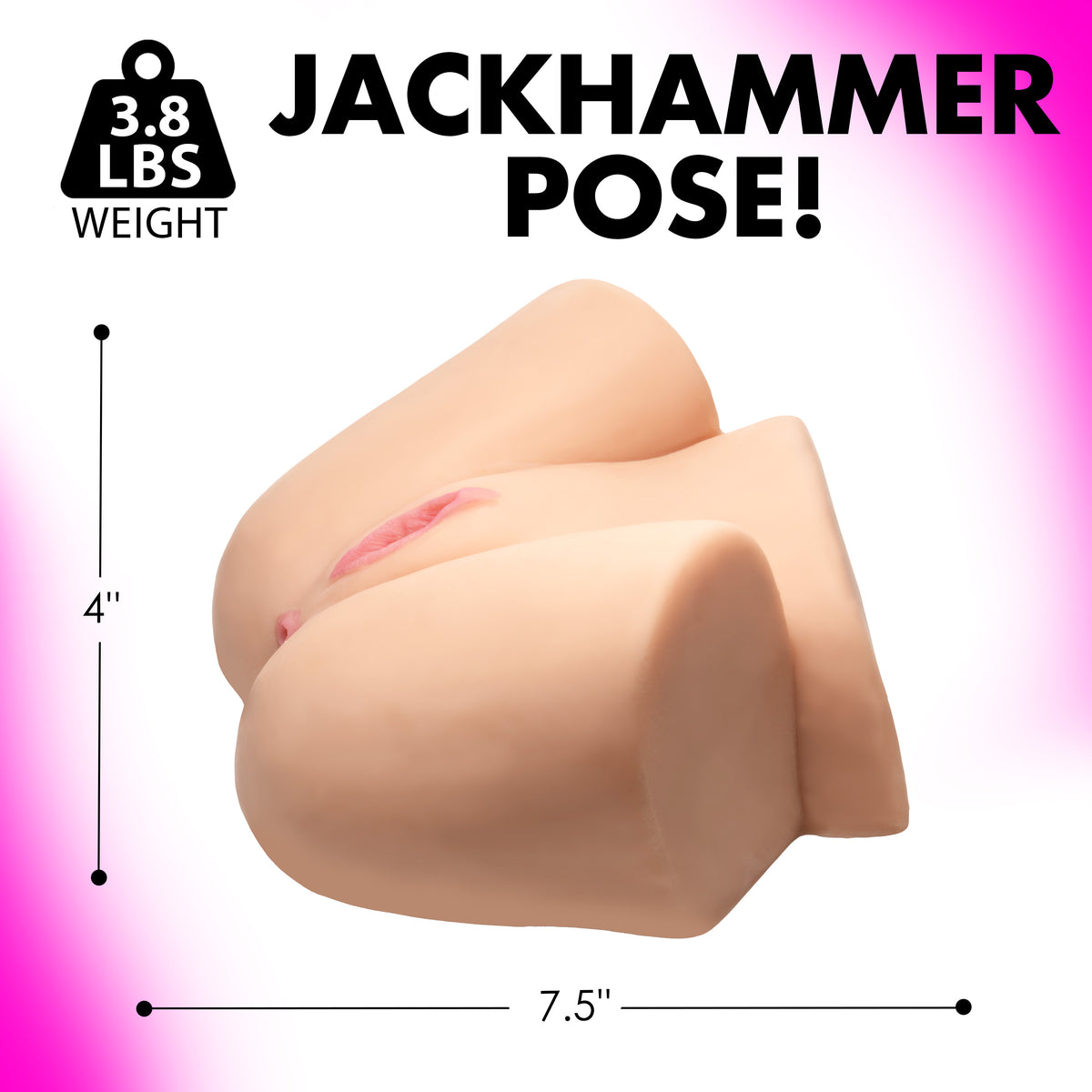 Mistress Zoe Jackhammer Butt- Flesh