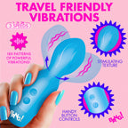 18X Vibrating Silicone Mini Wand