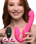10X Remote Control Ergo-Fit G-Pulse Inflatable and Vibrating Strapless Strap-on