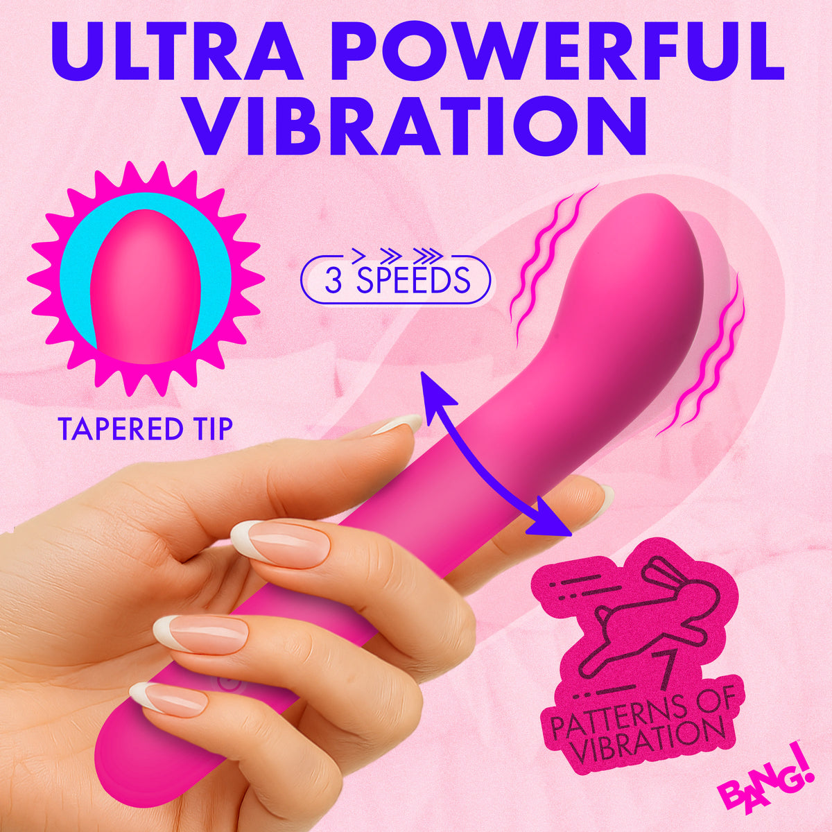G-Spot Flexible Silicone Vibrator