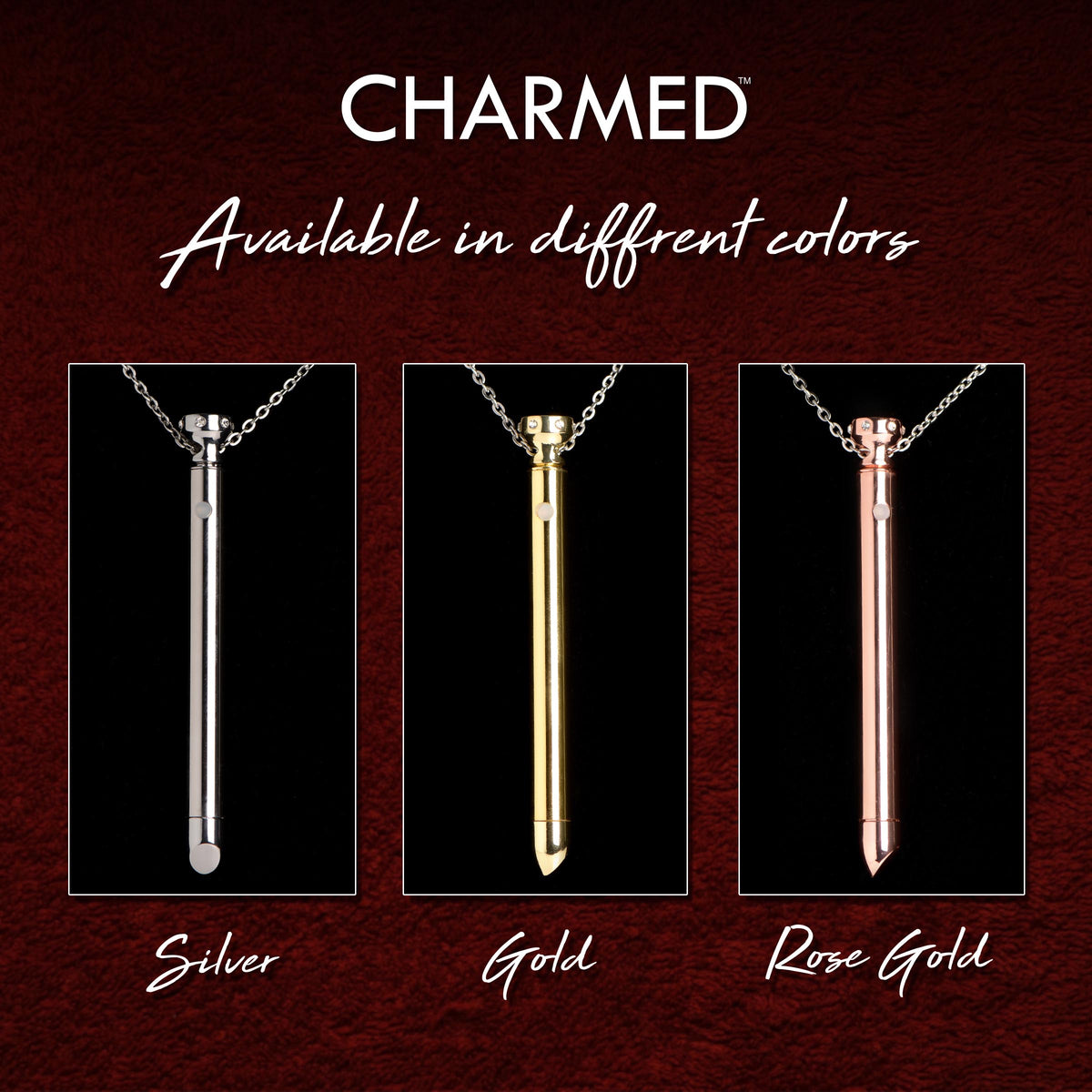 7X Vibrating Necklace - Silver