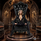BDSM Throne Chair - Black