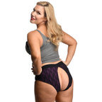 Lace Envy Crotchless Panty Harness - 3XL