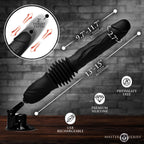 Double Pounder Silicone Vibrating Dildo Thruster