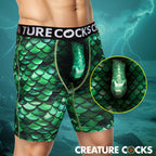 Creature Wear Cockness Monster Lake Creature Boxer Shorts