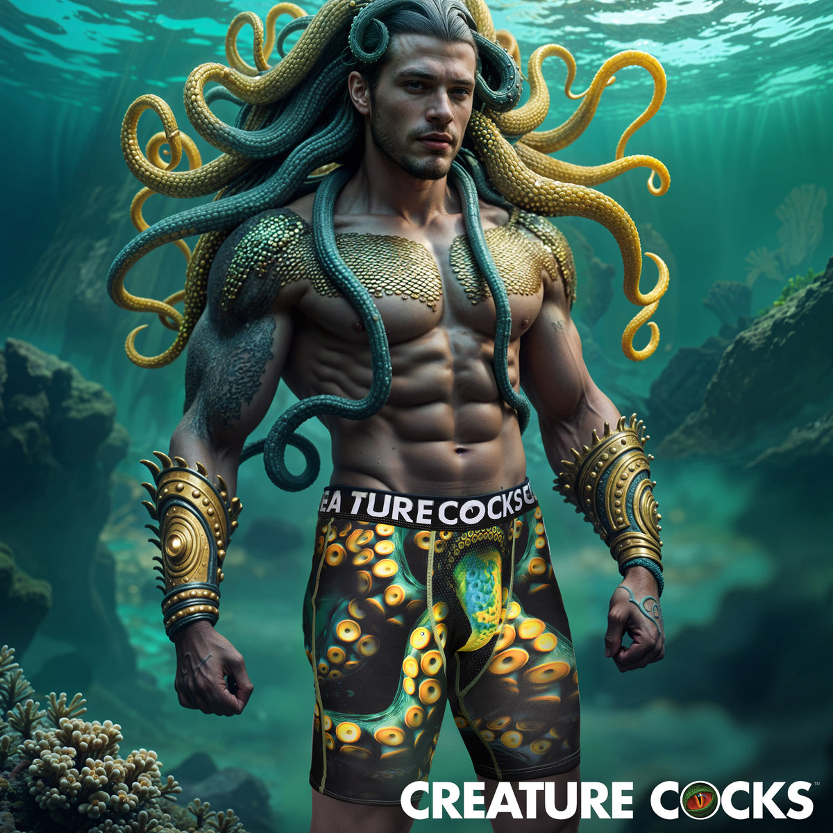 Creature Wear Monstropus Tentacled Monster Boxer Shorts