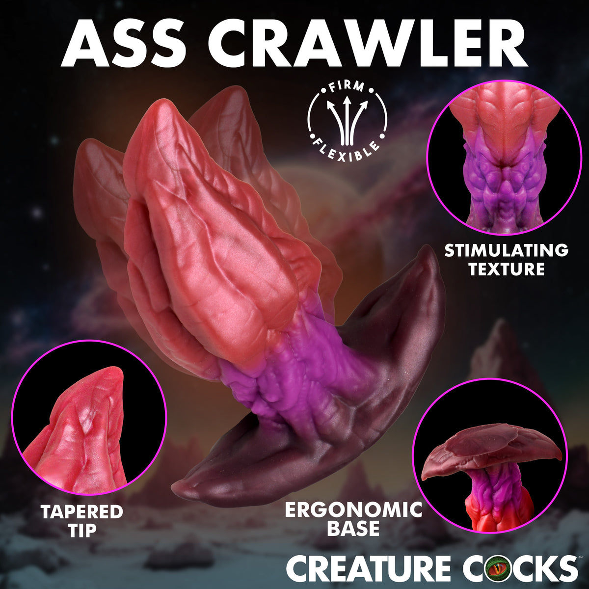 Crawler Silicone Butt Plug