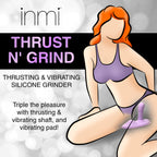 Thrust n' Grind Thrusting and Vibrating Silicone Sex Grinder