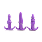 4 Piece Vibrating Anal Plug Set